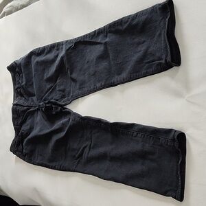 Chico's Jeans Girlfriend Straight Leg Size 2.5 Short Black Ankle Jeans Casual